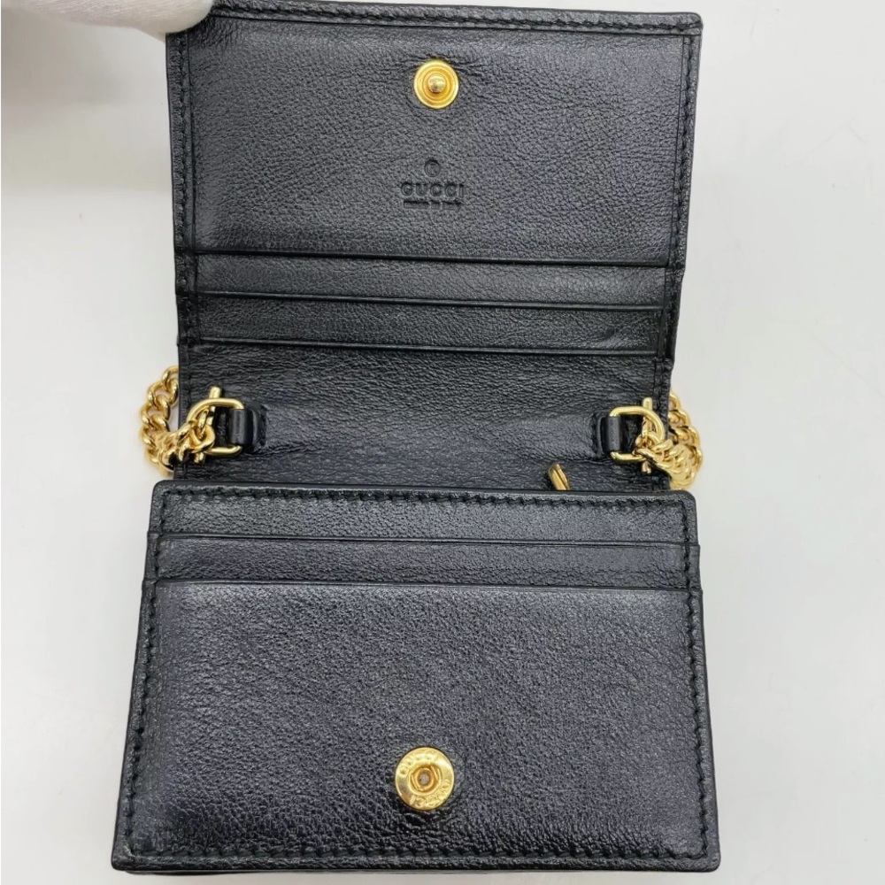Gucci Rajah Chain-Link Accent Coin Pouch - Picture 13 of 16